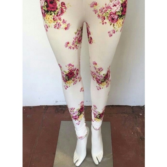 Spiritual Gangster floral leggings - Picture 1 of 2